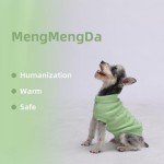 Cozy Green Sweater for Small Dogs