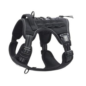 Auroth Adjustable No-Pull Tactical Harness for Dogs