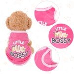 Cute Summer Dog Shirts - 4 Pack for Pets