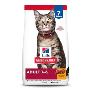 Hill's Science Diet Adult Dry Cat Food, Chicken 7 lb