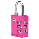 Travelon Pink TSA Travel Luggage Lock