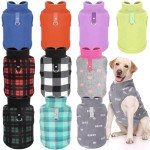 Reginary 10 Pack Large Dog Fleece Sweaters