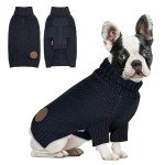 Cozy Turtleneck Dog Sweater for Small Dogs
