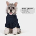 Cozy Turtleneck Dog Sweater for Small Dogs