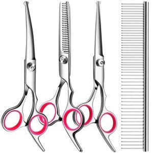 5-in-1 Professional Dog Grooming Scissors Kit