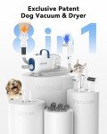 Oneisall 8-in-1 Dog Grooming Vacuum Dryer Kit