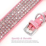 Rhinestone Dog Collar and Leash Set - Pink Bling