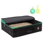 Portable Cat Litter Box for Travel - Leak-Proof