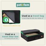 Portable Cat Litter Box for Travel - Leak-Proof