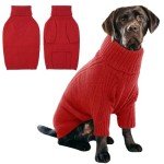 Cozy Red XL Sweater for Large Dogs