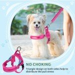 SlowTon Reflective No Pull Dog Harness & Leash Set
