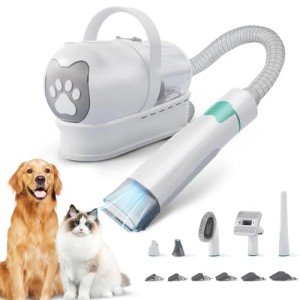 8VR Pet Grooming Vacuum and Clipper Kit
