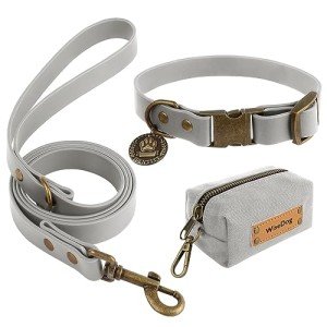 Wisedog Adjustable Dog Collar and Leash Set