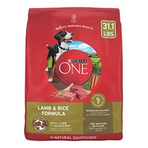 Purina ONE Lamb and Rice Dry Dog Food 31.1 lb