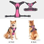 PoyPet Reflective No Pull Dog Harness – Pink