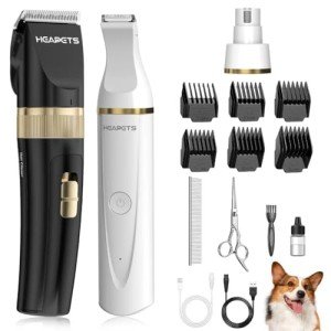 HEAPETS Low Noise Dog Grooming Clippers and Trimmer