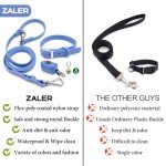 Waterproof Dog Collar and Leash Set with Holder
