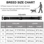 Reflective Dog Collar & 6FT Leash Set