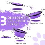 Collapsible Travel Dog Bowls - 2-Pack Set