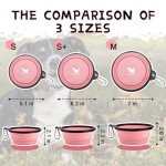 Collapsible Travel Dog Bowls - 2-Pack Set