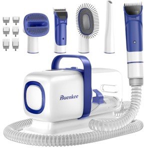 Grooming Kit with Vacuum for Dogs and Cats