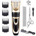 Low Noise Rechargeable Dog Grooming Clippers Set