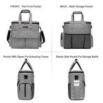 Travel Pet Bag with Food Storage & Bowls