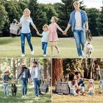 Travel Pet Bag with Food Storage & Bowls