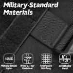 Rabbitgoo Heavy Duty Tactical Dog Harness for Large Breeds