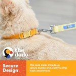 Yellow Nylon Dog Collar and Leash Set