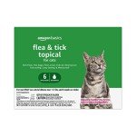 Flea and Tick Treatment for Cats - 6 Count