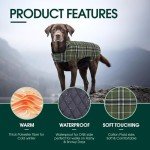 Reversible Waterproof Dog Coat – Cozy Winter Jacket