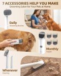 Dog Vacuum Grooming Kit for Shedding and Grooming