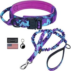Heavy Duty Tactical Dog Collar & Leash Set