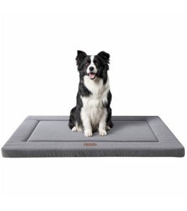 Cozy Washable Dog Crate Mat with Plush Comfort