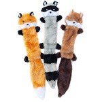 ZippyPaws No Stuffing Plush Dog Toys - 3 Pack