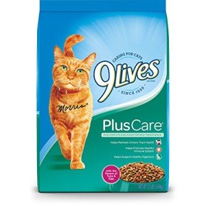 9Lives Plus Care Dry Cat Food, 12 lbs