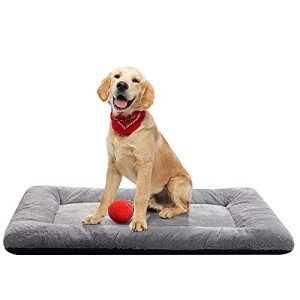 Cozy Washable Dog Bed Crate Pad - Gray 36