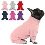 Cozy Pink Fleece Dog Pajamas for Winter