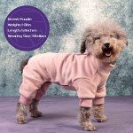 Cozy Pink Fleece Dog Pajamas for Winter