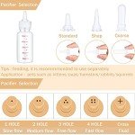 Pet Nursing Bottle Kit with Feeding Nipples & Syringes