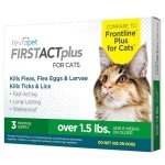TevraPet FirstAct Plus Flea and Tick Treatment for Cats