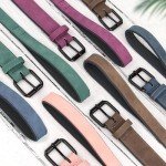 Soft Padded Leather Dog Collar and Leash Set