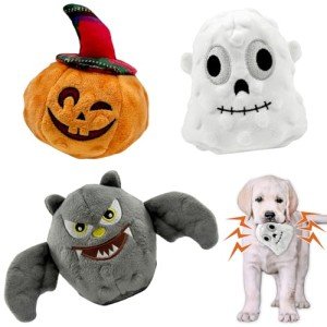 Halloween Dog Squeaker Toys - 3 Pack