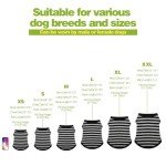 3-Pack Striped Dog Tank Tops - Breathable Cotton
