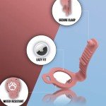 Pink Case for Apple AirTag Pet Tracker