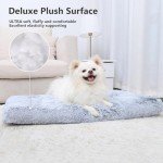 Washable Plush Dog Bed for Medium Pets