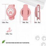 Pink Case for Apple AirTag Pet Tracker