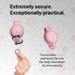 Pink Case for Apple AirTag Pet Tracker