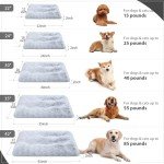 Washable Plush Dog Bed for Medium Pets
